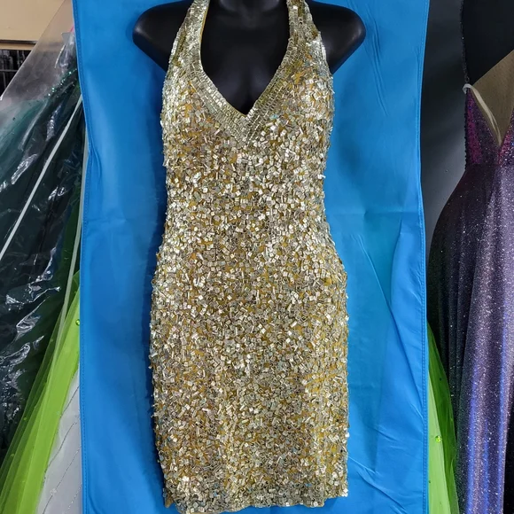 Precious Formals | Dresses | Precious Formals 24k Gold Homecoming Dress | Poshmark Precious Formals | Dresses | Precious Formals 24k Gold Homecoming Dress | Poshmark